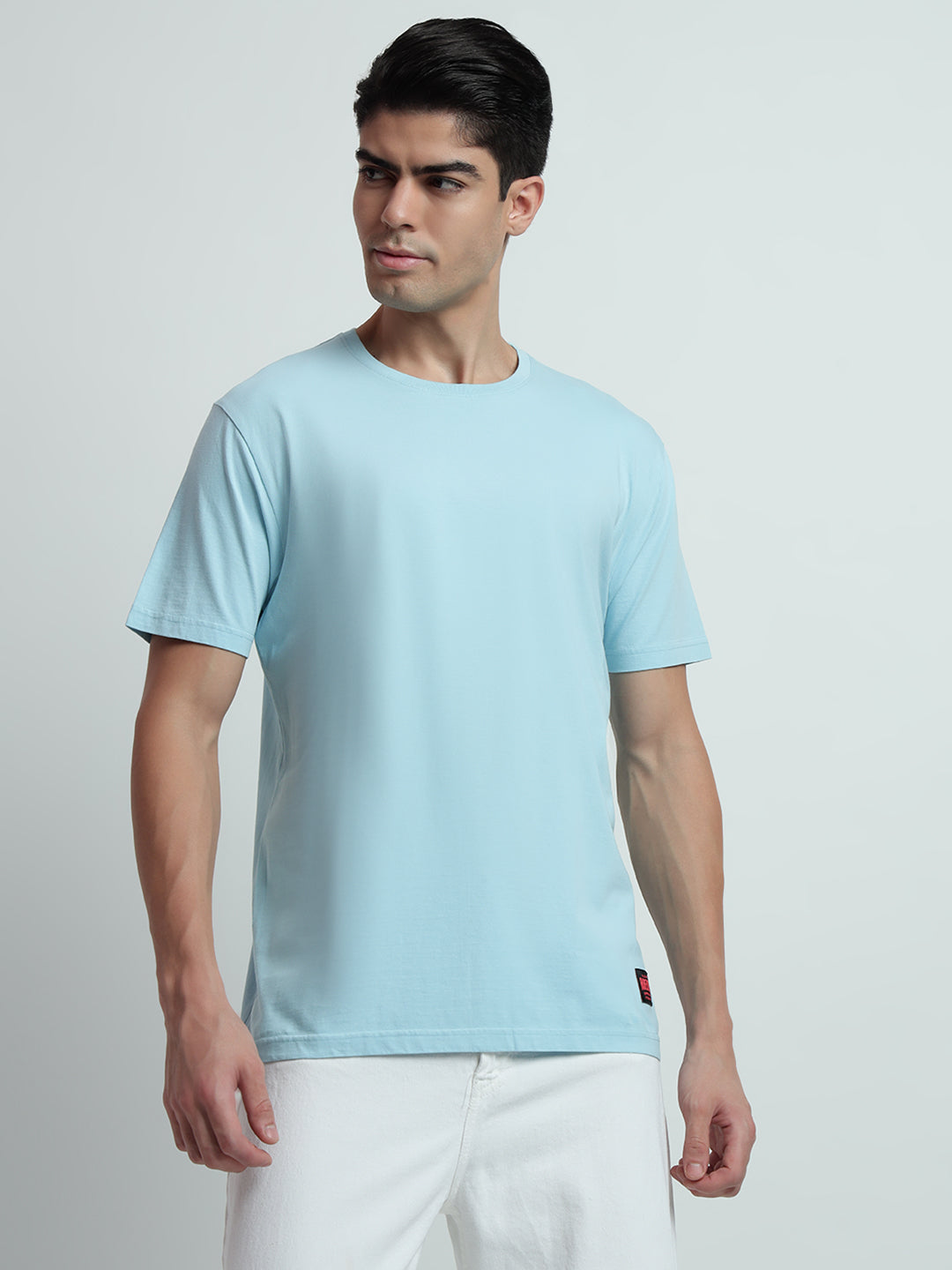 Rarebond's Cloud Sky Half Sleeve Comfort Fit T-shirt