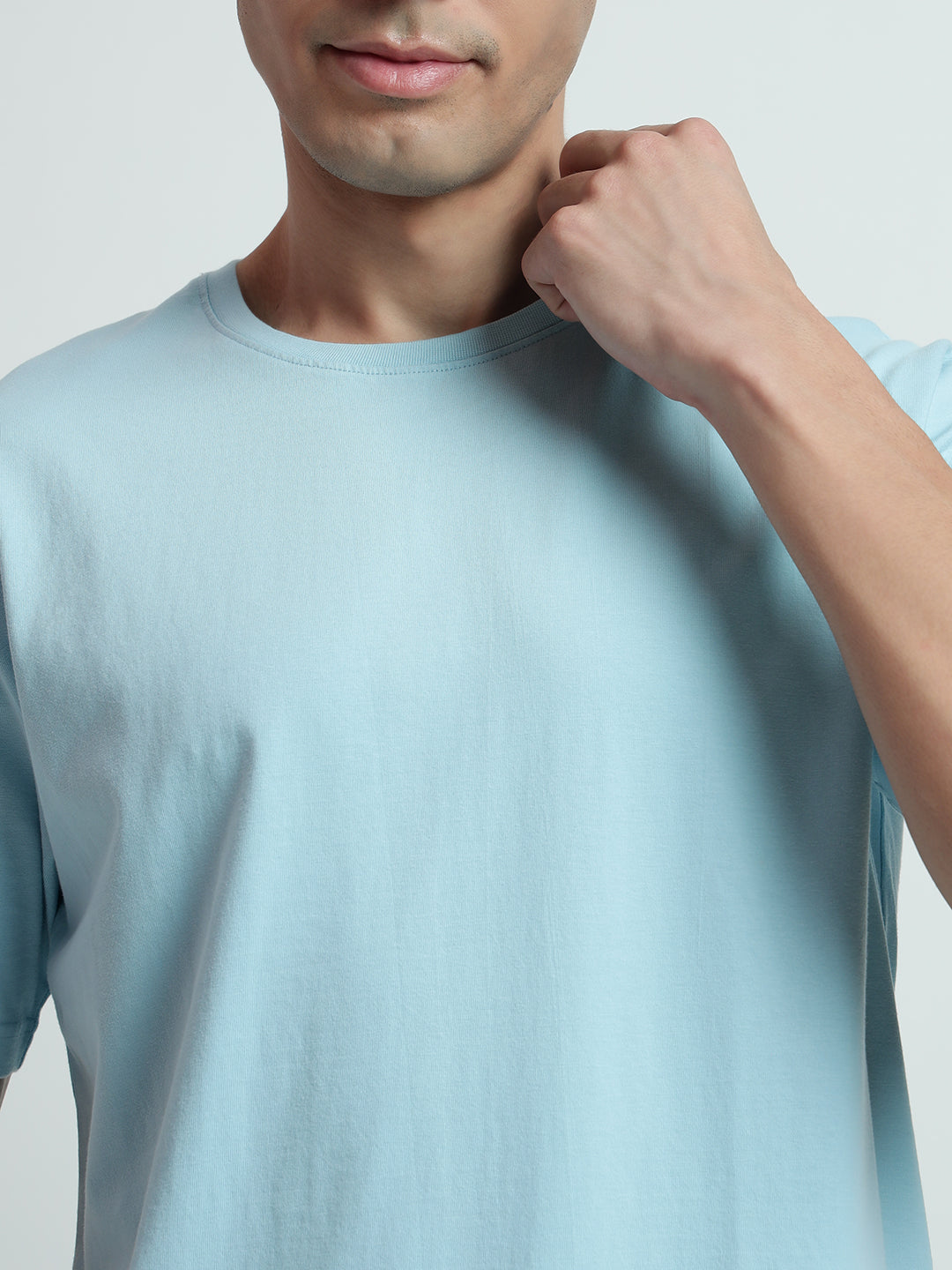 Rarebond's Cloud Sky Half Sleeve Comfort Fit T-shirt