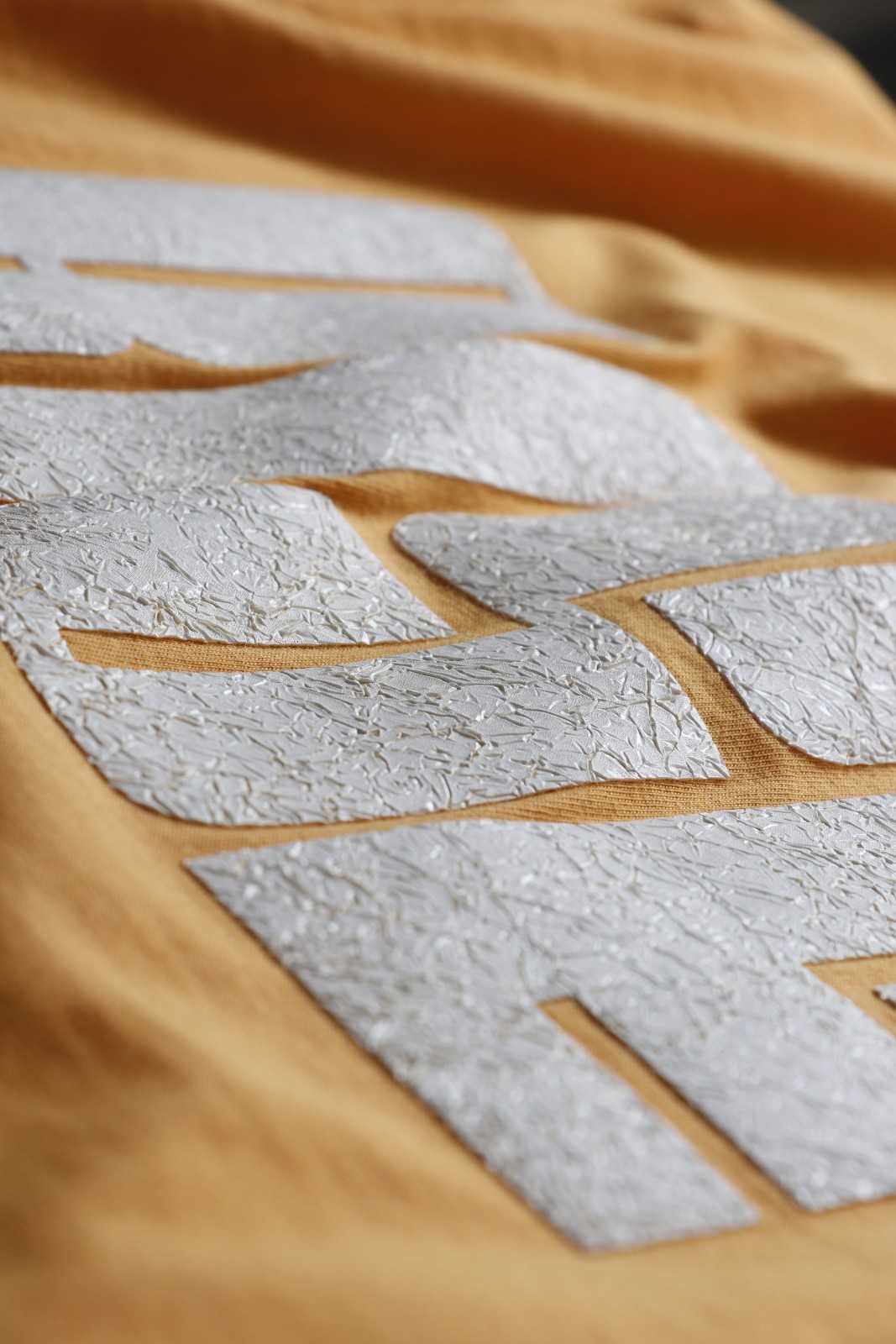 Rarebond's Rise Yellow Half Sleeve Comfort Fit T-shirt