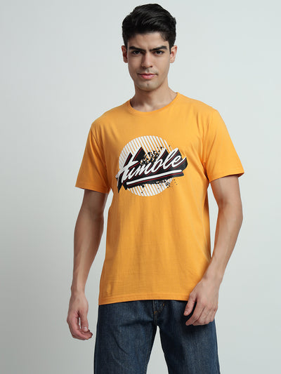 Rarebond's Humble OG Yellow Half Sleeve Comfort Fit T-Shirt