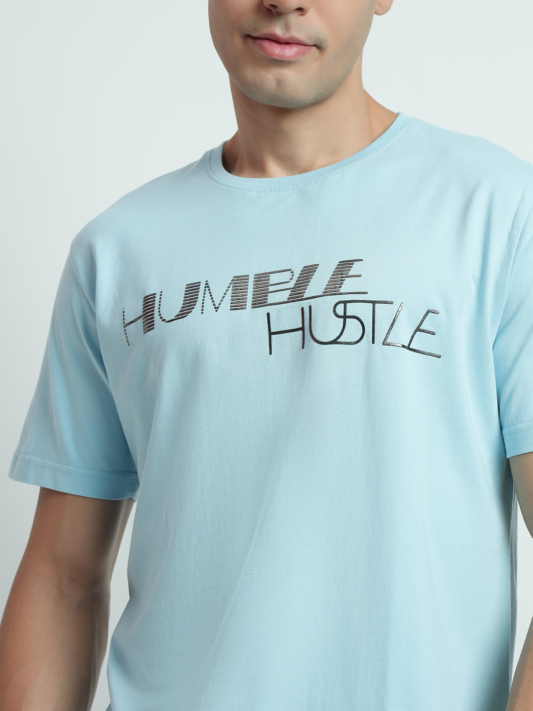 Rarebond's Humble Sky Half Sleeve Comfort Fit T-shirt