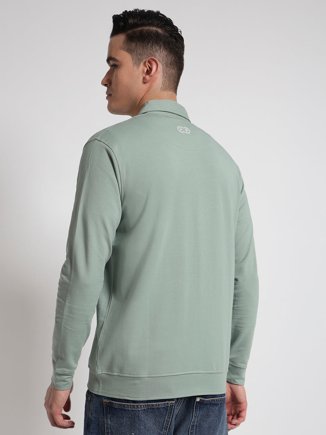Rare Bond Green Full Sleeves Comfirt Fit Shacket