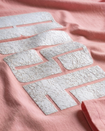 Rarebond's Rise Pink Half Sleeve Comfort Fit T-shirt