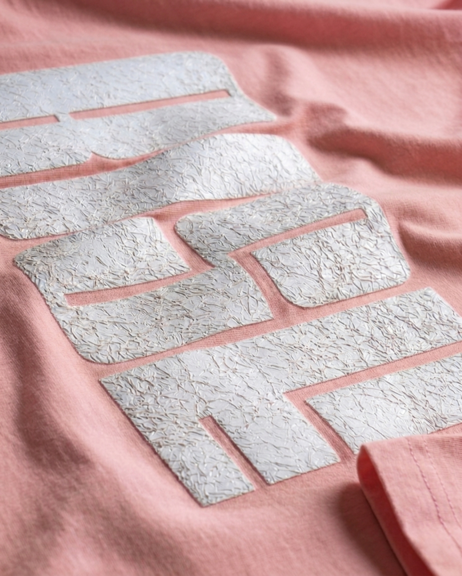 Rarebond's Rise Pink Half Sleeve Comfort Fit T-shirt